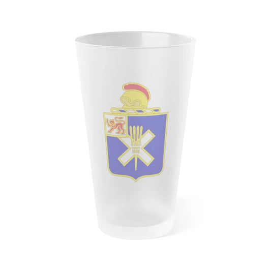 32nd Infantry Regiment (U.S. Army) Frosted Pint Glass 16oz-Go Mug Yourself