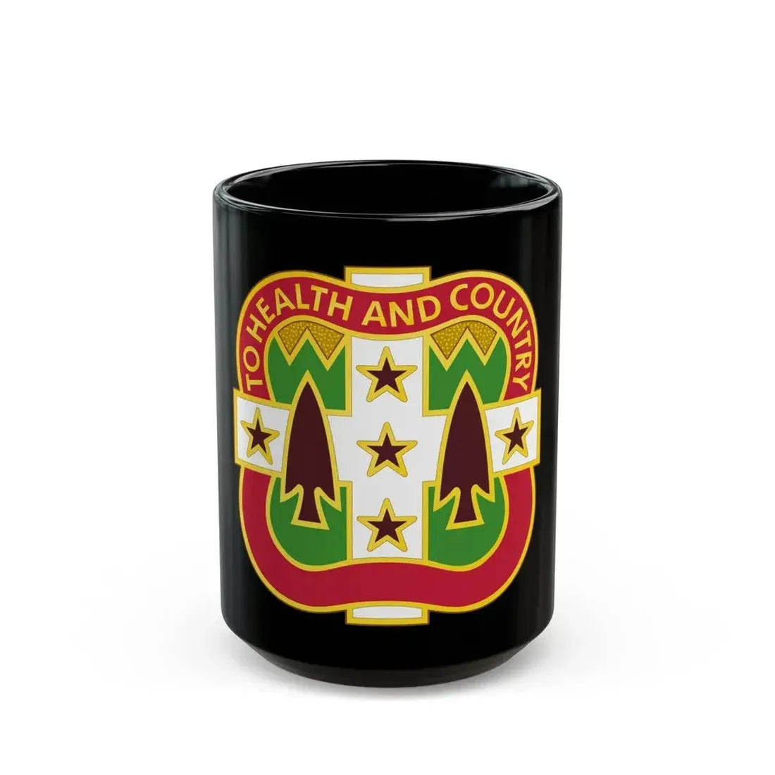 33 Field Hospital (U.S. Army) Black Coffee Mug 15oz - Go Mug Yourself
