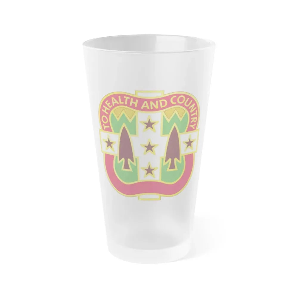 33 Field Hospital (U.S. Army) Frosted Pint Glass 16oz Default Title - Go Mug Yourself