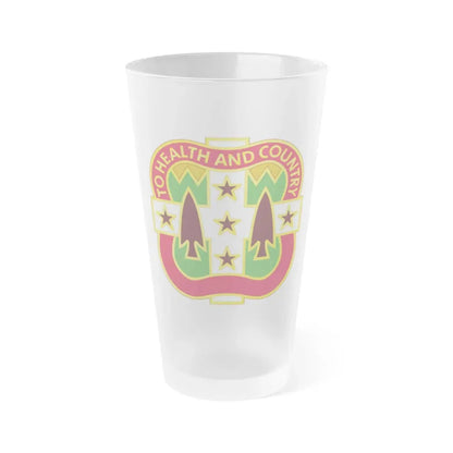 33 Field Hospital (U.S. Army) Frosted Pint Glass 16oz Default Title - Go Mug Yourself