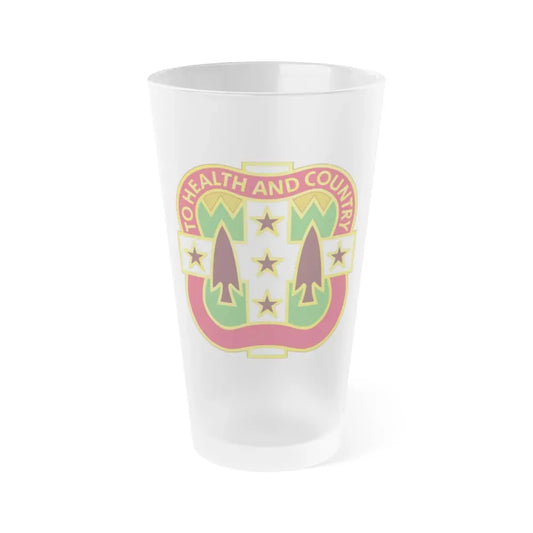 33 Field Hospital (U.S. Army) Frosted Pint Glass 16oz Default Title - Go Mug Yourself