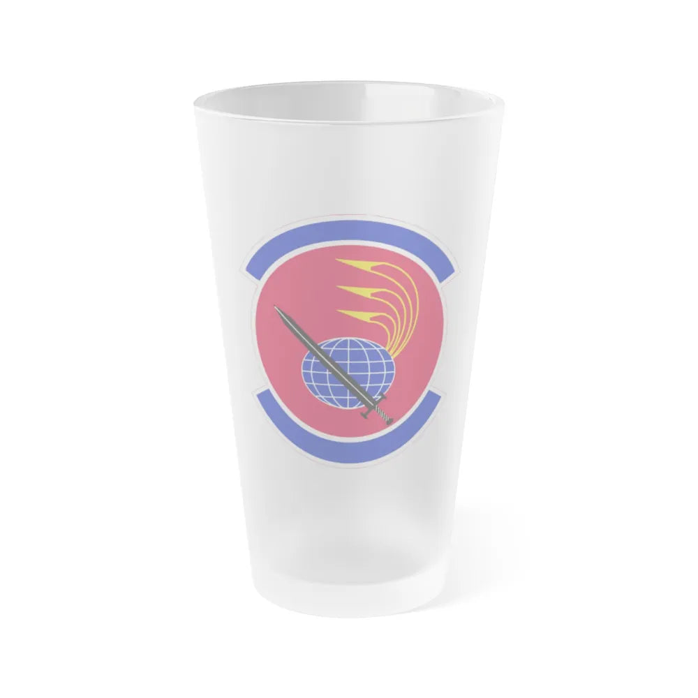 33 Maintenance Squadron AETC (U.S. Air Force) Frosted Pint Glass 16oz-16oz-Frosted-Go Mug Yourself