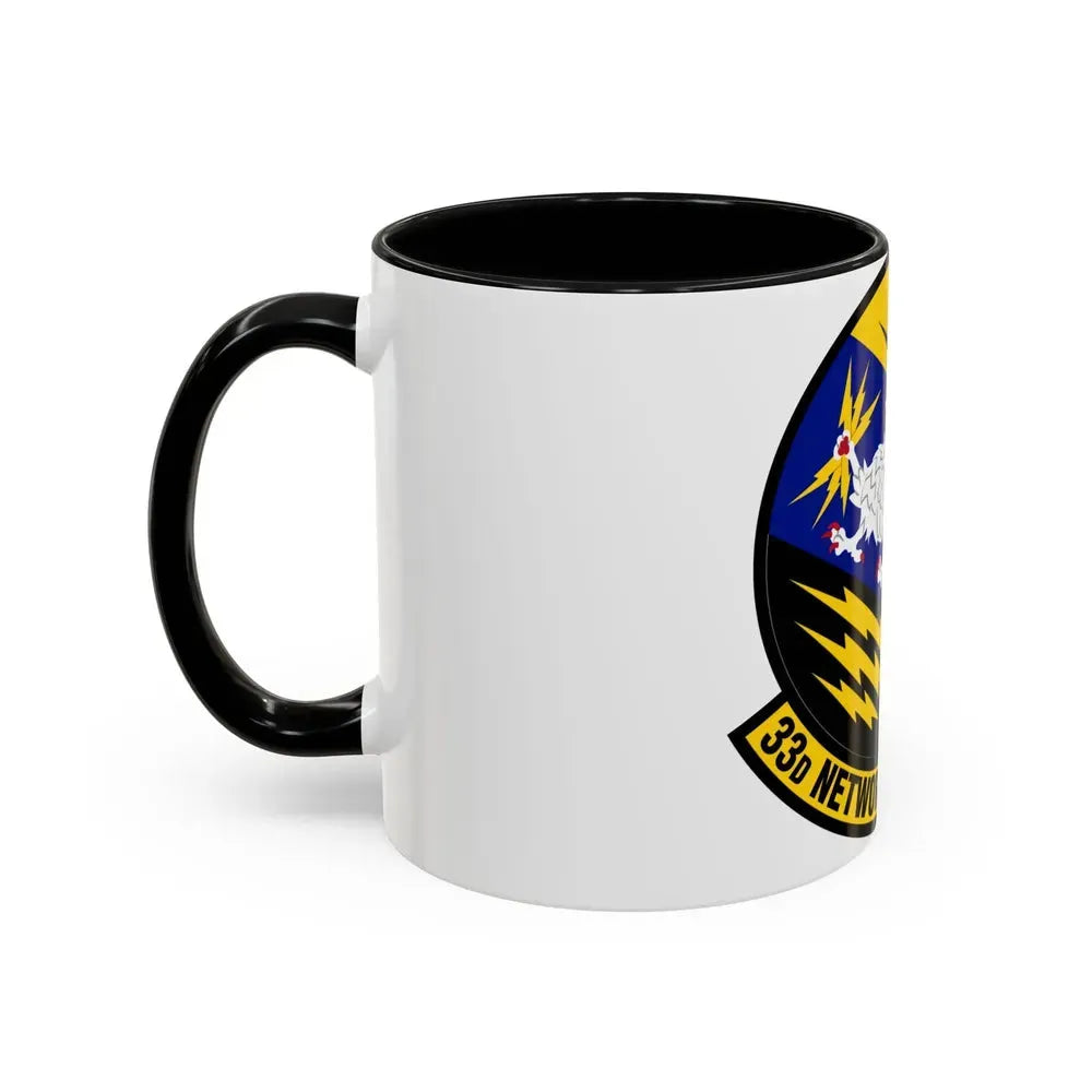 33 Network Warfare Squadron ACC (U.S. Air Force) Accent Coffee Mug - Go Mug Yourself