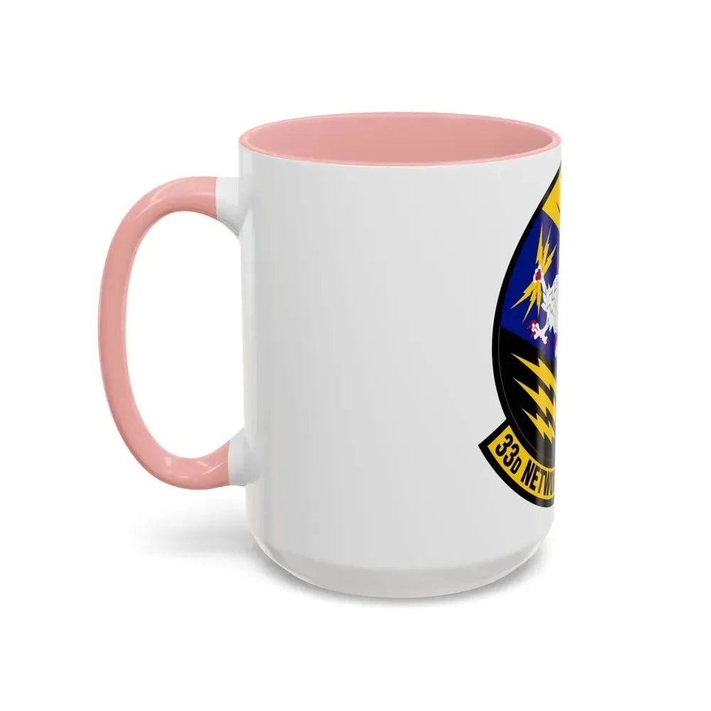 33 Network Warfare Squadron ACC (U.S. Air Force) Accent Coffee Mug - Go Mug Yourself