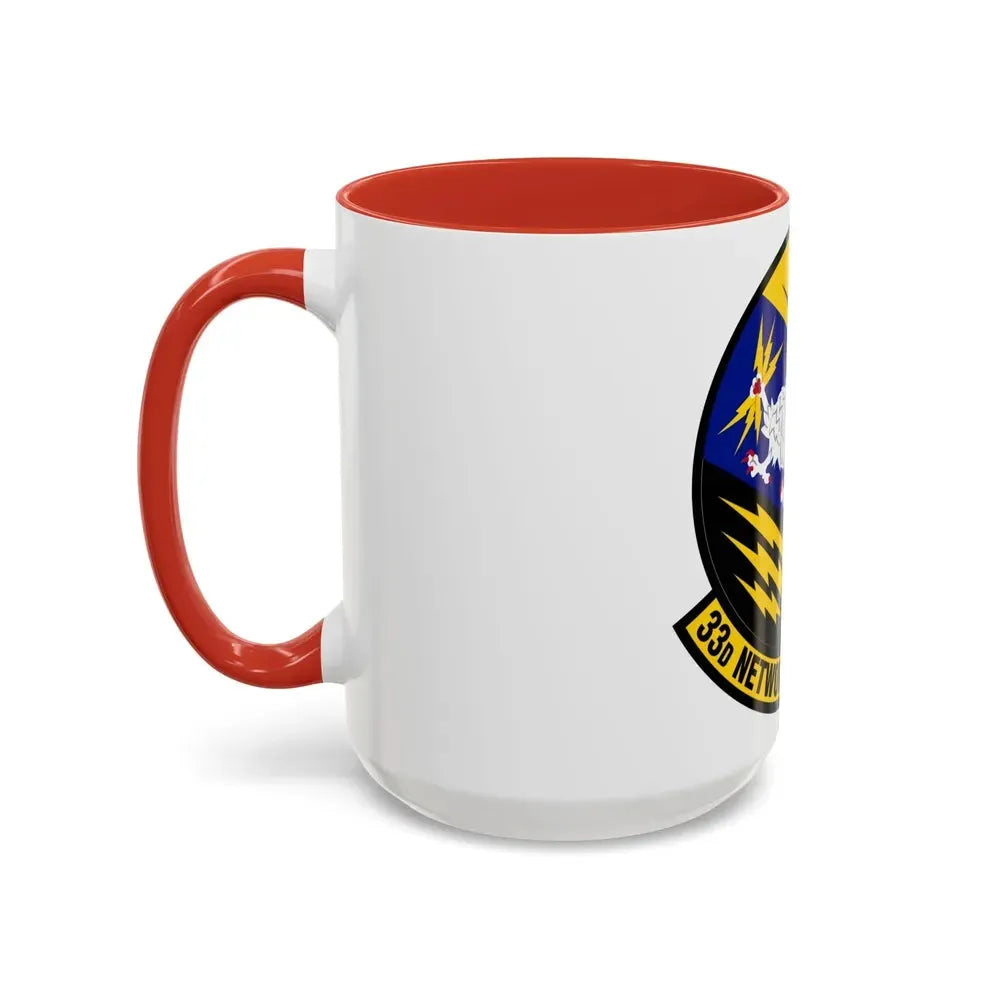 33 Network Warfare Squadron ACC (U.S. Air Force) Accent Coffee Mug - Go Mug Yourself