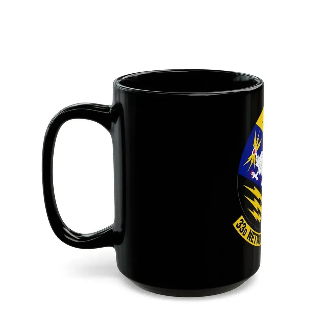 33 Network Warfare Squadron ACC (U.S. Air Force) Black Coffee Mug - Go Mug Yourself