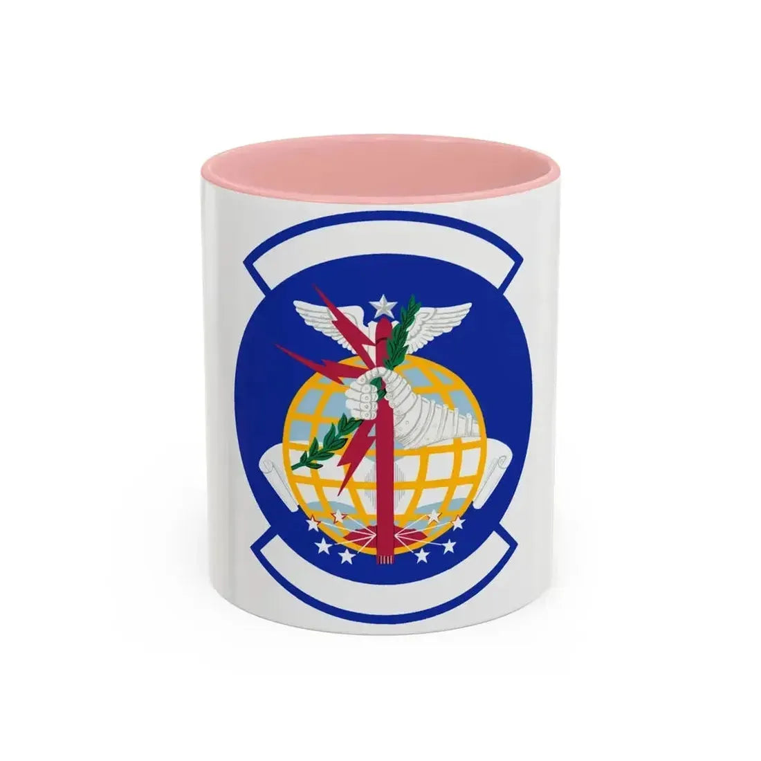 330 Combat Training Sq (U.S. Air Force) Accent Coffee Mug 11oz Pink - Go Mug Yourself