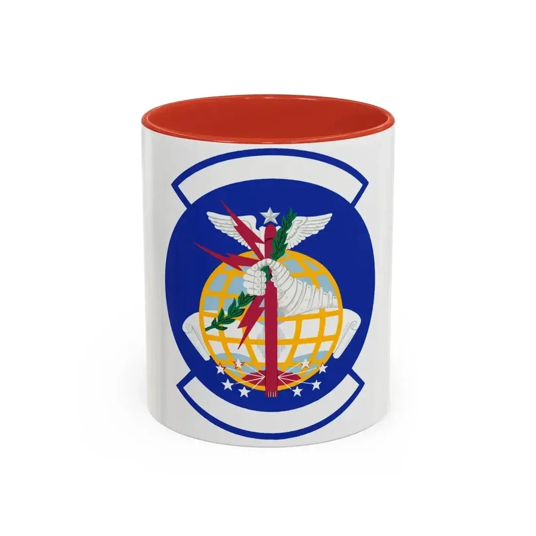 330 Combat Training Sq (U.S. Air Force) Accent Coffee Mug 11oz Red - Go Mug Yourself