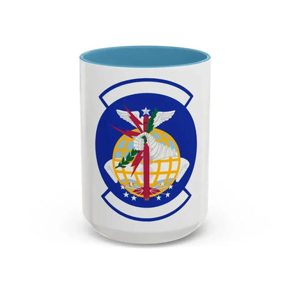 330 Combat Training Sq (U.S. Air Force) Accent Coffee Mug 15oz Light Blue - Go Mug Yourself