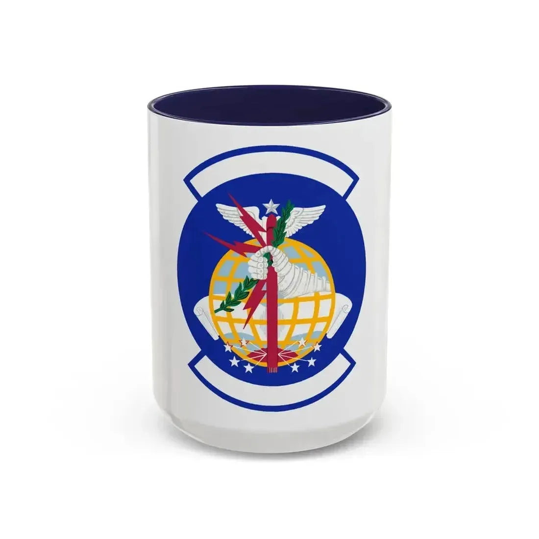 330 Combat Training Sq (U.S. Air Force) Accent Coffee Mug 15oz Navy - Go Mug Yourself