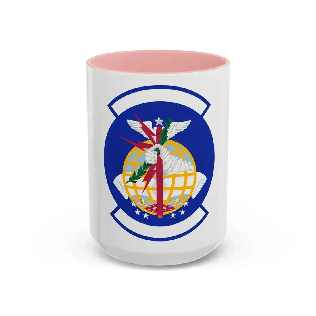 330 Combat Training Sq (U.S. Air Force) Accent Coffee Mug 15oz Pink - Go Mug Yourself