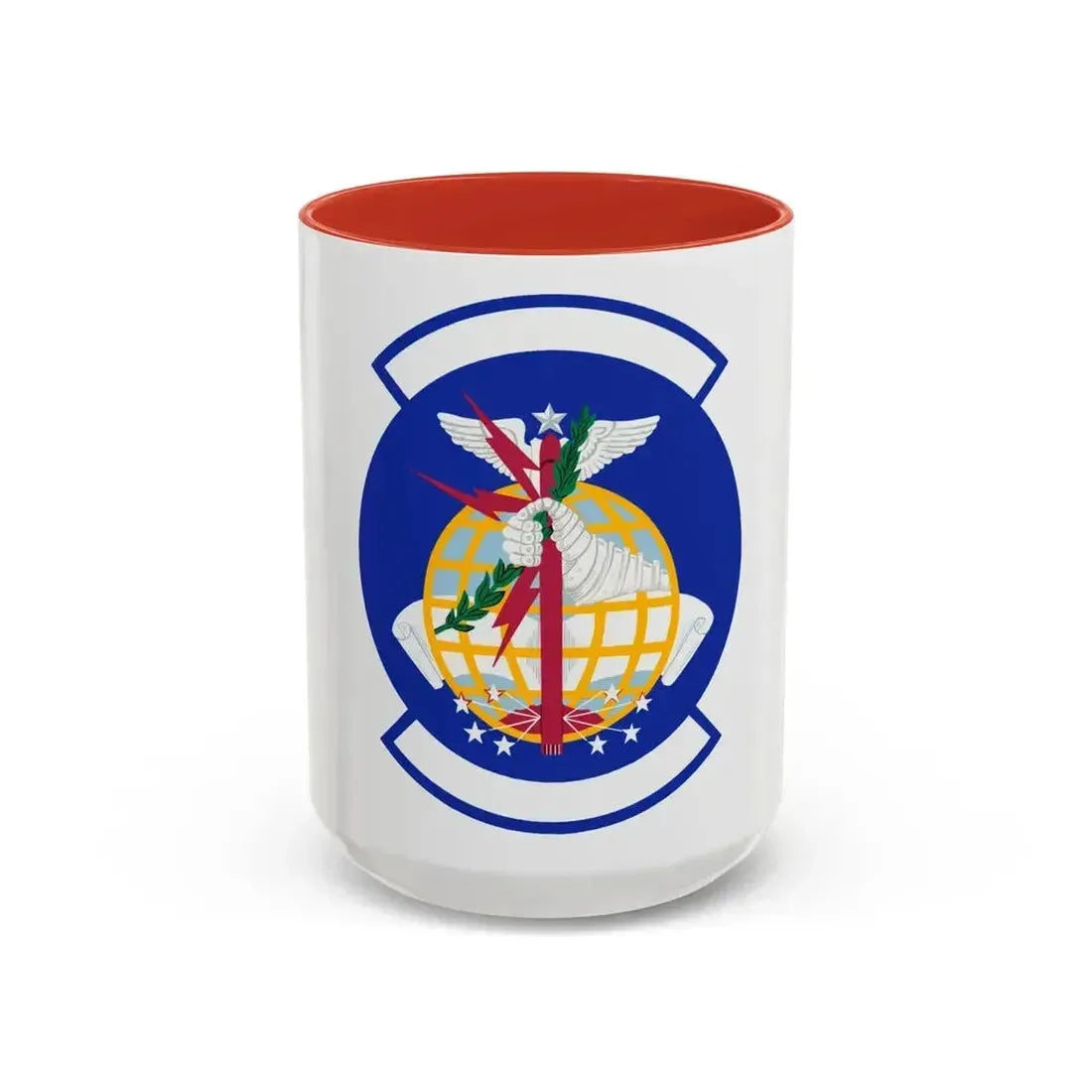 330 Combat Training Sq (U.S. Air Force) Accent Coffee Mug 15oz Red - Go Mug Yourself