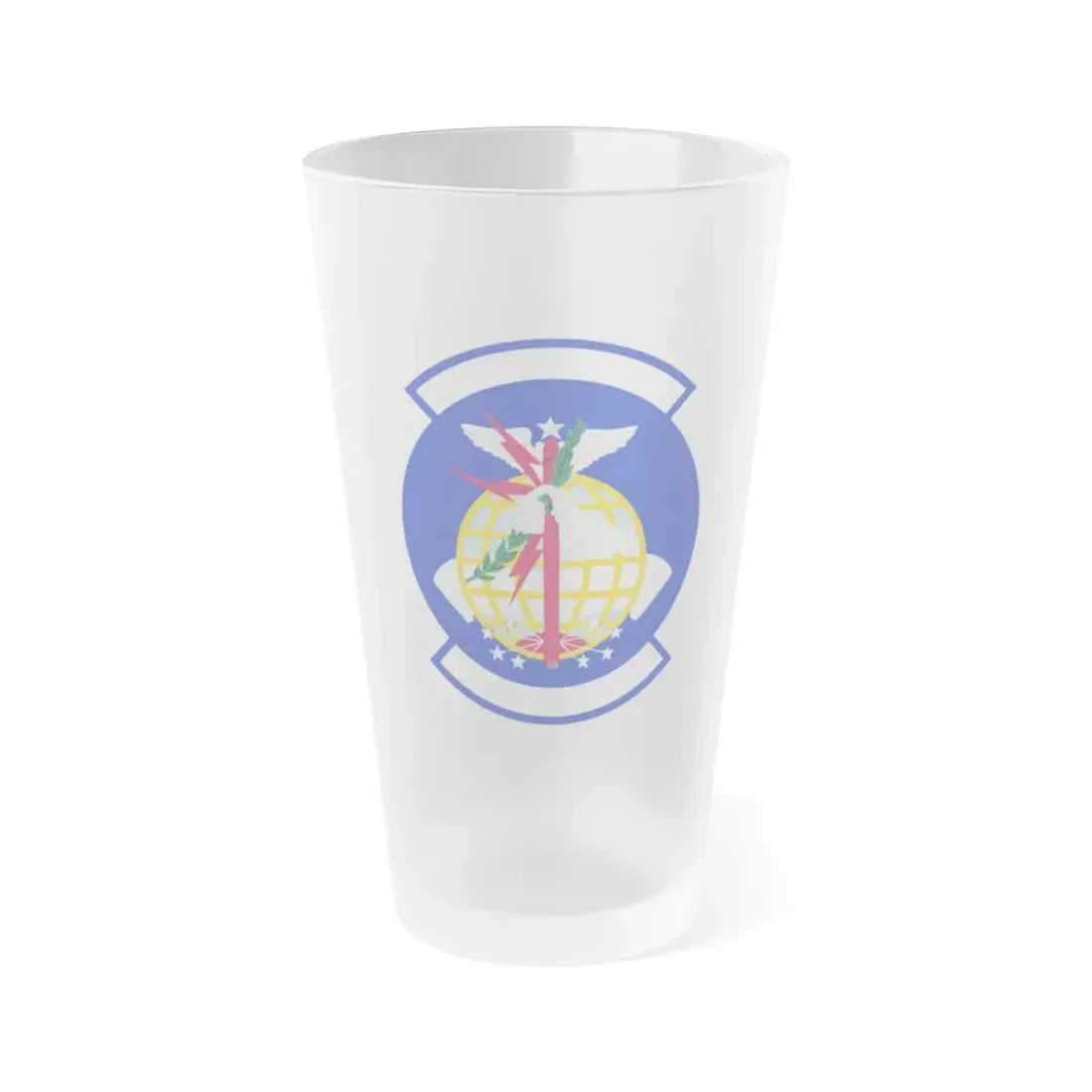 330 Combat Training Sq (U.S. Air Force) Frosted Pint Glass 16oz - Go Mug Yourself