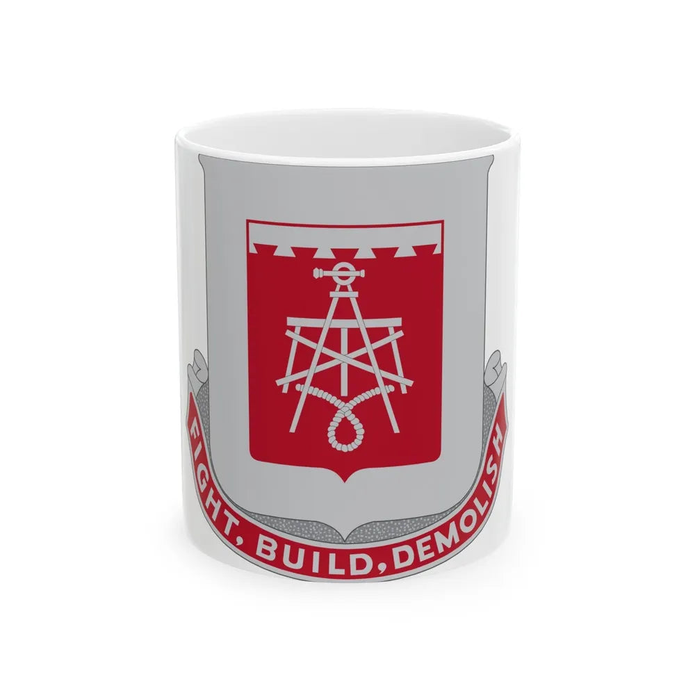 330 Engineer Battalion (U.S. Army) White Coffee Mug-11oz-Go Mug Yourself