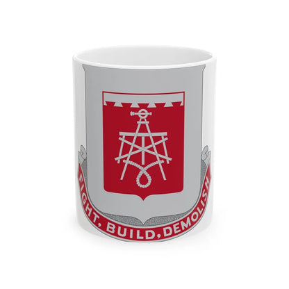 330 Engineer Battalion (U.S. Army) White Coffee Mug-11oz-Go Mug Yourself