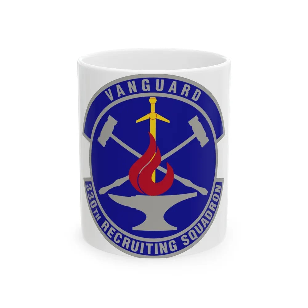 330 Recruiting Squadron AETC (U.S. Air Force) White Coffee Mug-11oz-Go Mug Yourself