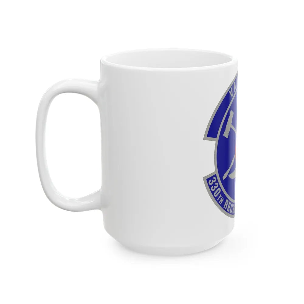 330 Recruiting Squadron AETC (U.S. Air Force) White Coffee Mug-Go Mug Yourself