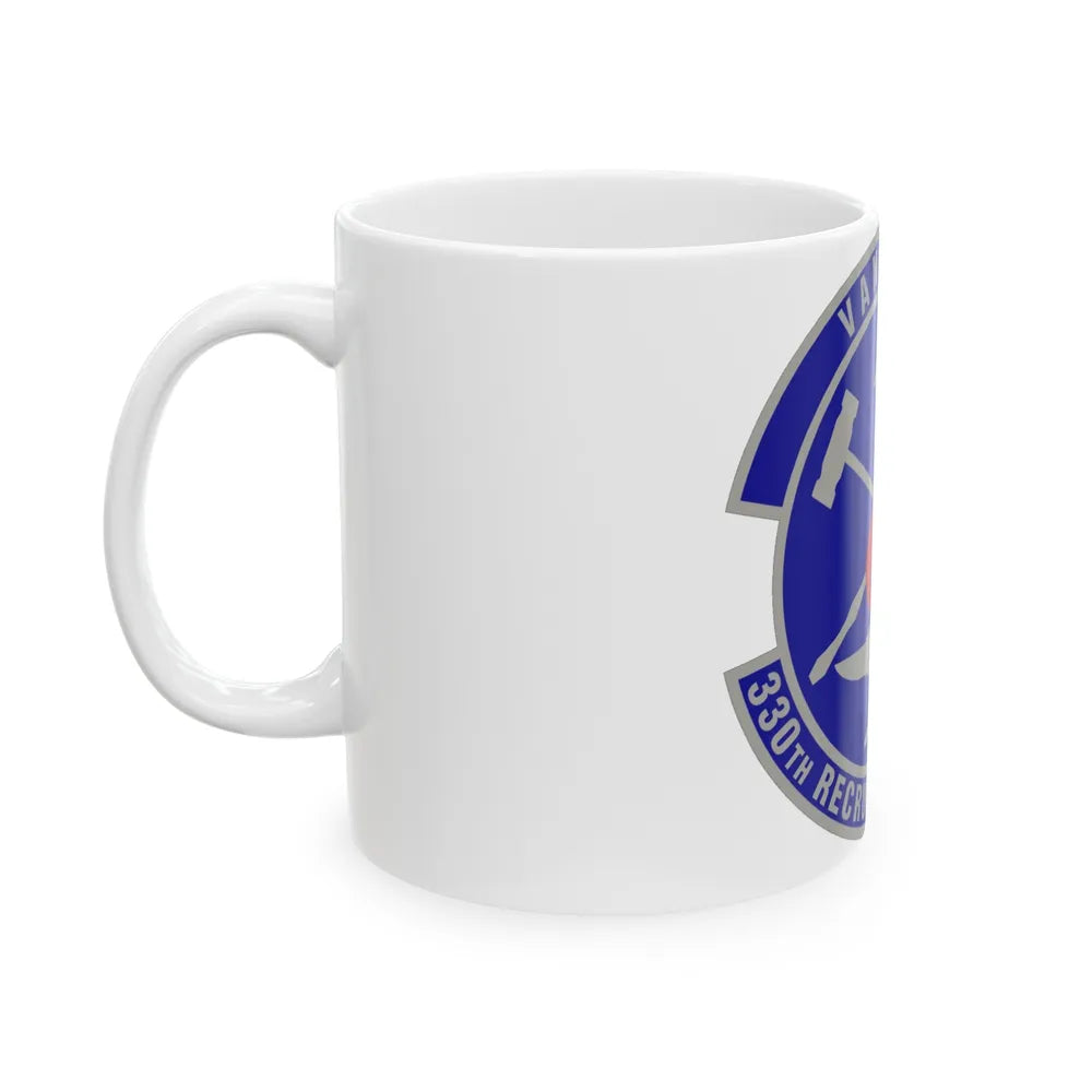 330 Recruiting Squadron AETC (U.S. Air Force) White Coffee Mug-Go Mug Yourself