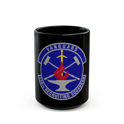 330 Recruiting Squadron AETC (U.S. Air Force) Black Coffee Mug 15oz - Go Mug Yourself