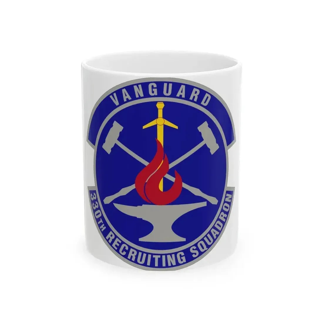 330 Recruiting Squadron AETC (U.S. Air Force) White Coffee Mug 11oz - Go Mug Yourself