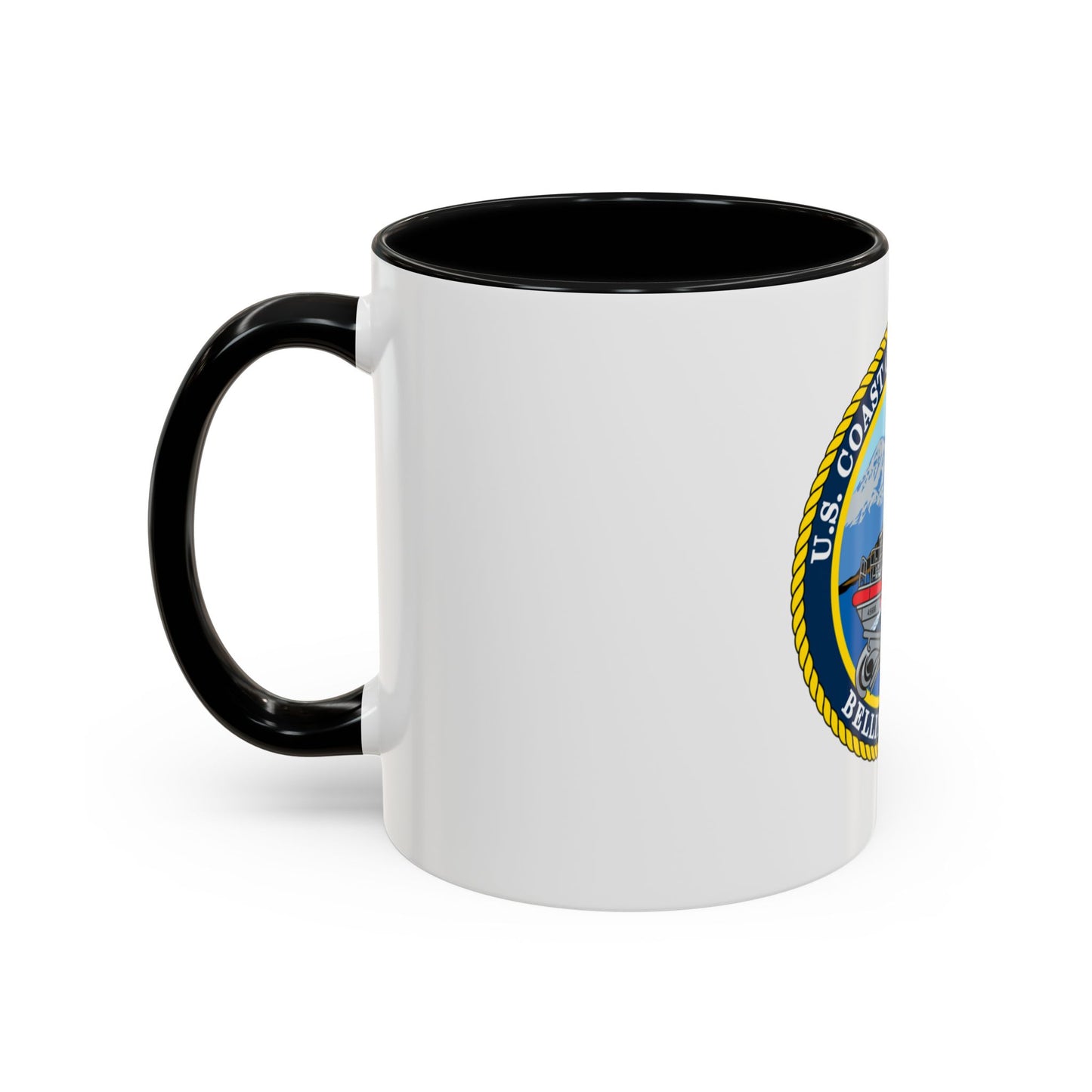 USCG Station Bellingham WA (U.S. Coast Guard) Accent Coffee Mug