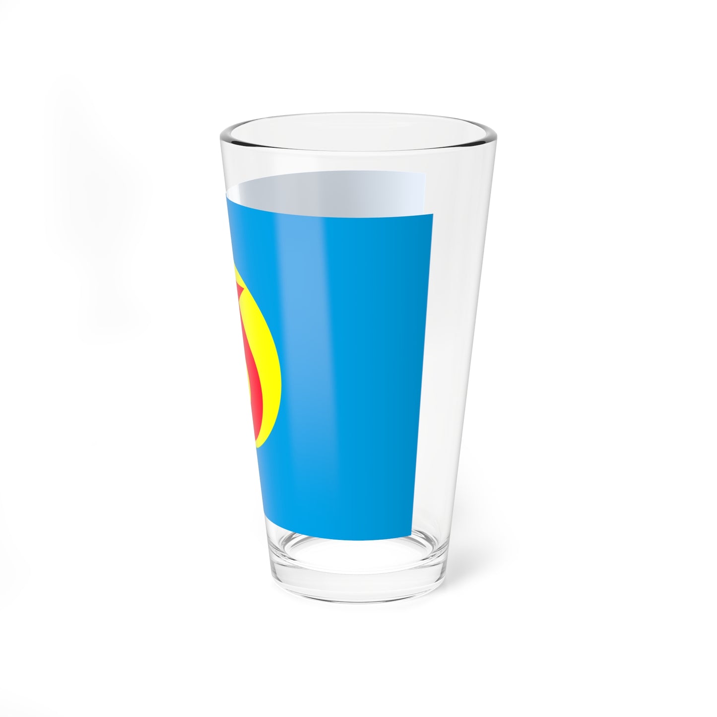 Flag of Yokohama Aomori no text (Japan) Pint Glass 16oz