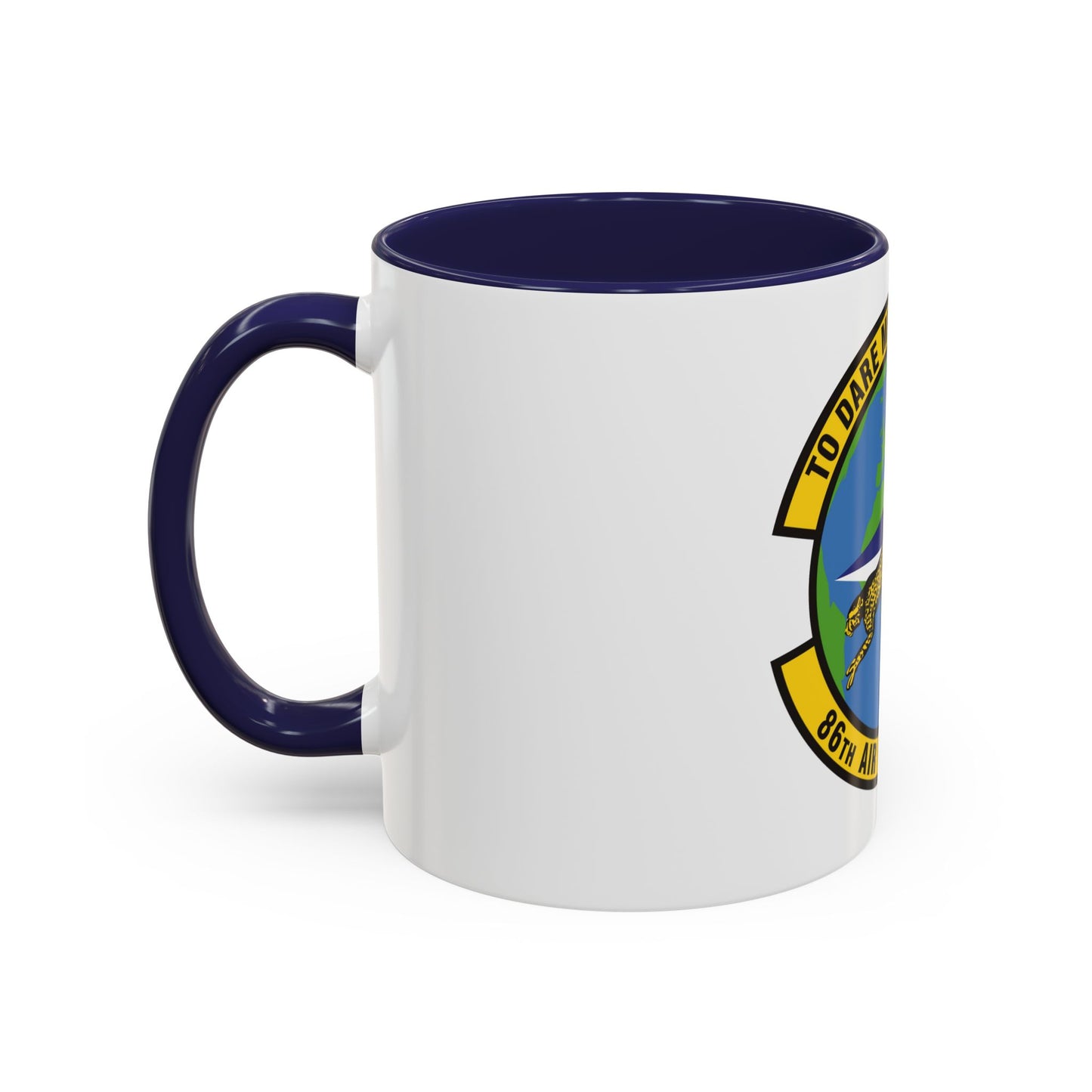 86th Air Mobility Squadron (U.S. Air Force) Accent Coffee Mug