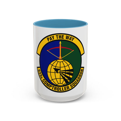 633d Comptroller Squadron (U.S. Air Force) Accent Coffee Mug
