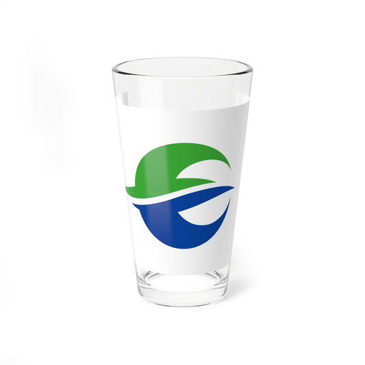 Flag of Motomiya Fukushima (Japan) Pint Glass 16oz