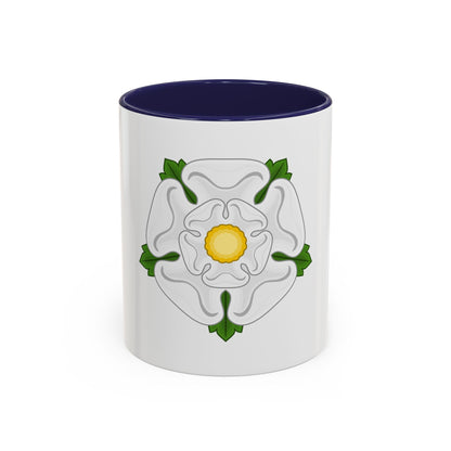 White Rose Badge of York - Accent Coffee Mug