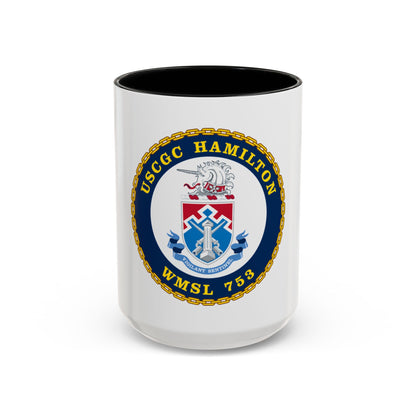 USCGC Hamilton WMSL 753 (U.S. Coast Guard) Accent Coffee Mug