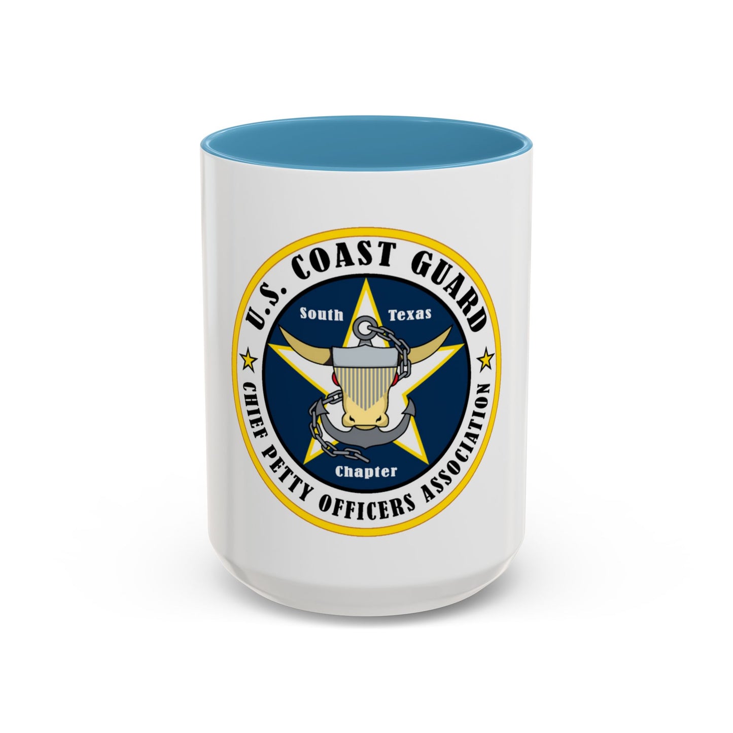 USCG South Texas CPOA (U.S. Coast Guard) Accent Coffee Mug