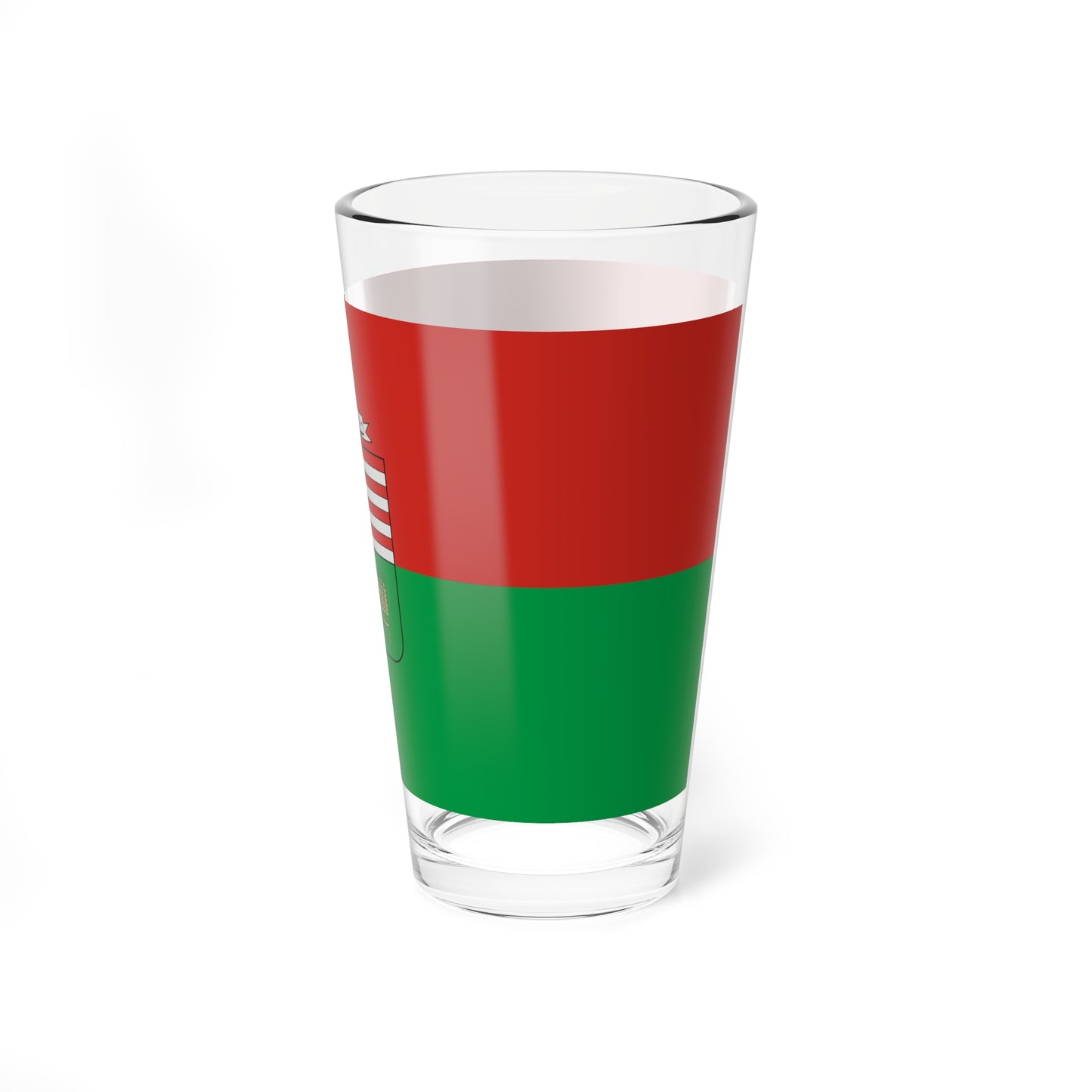 Flag of Bogad (Hungary) Pint Glass 16oz