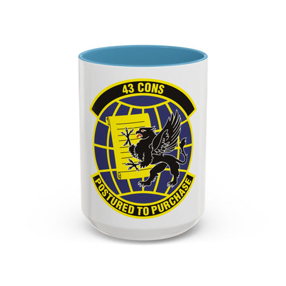 43d Contracting Squadron (U.S. Air Force) Accent Coffee Mug