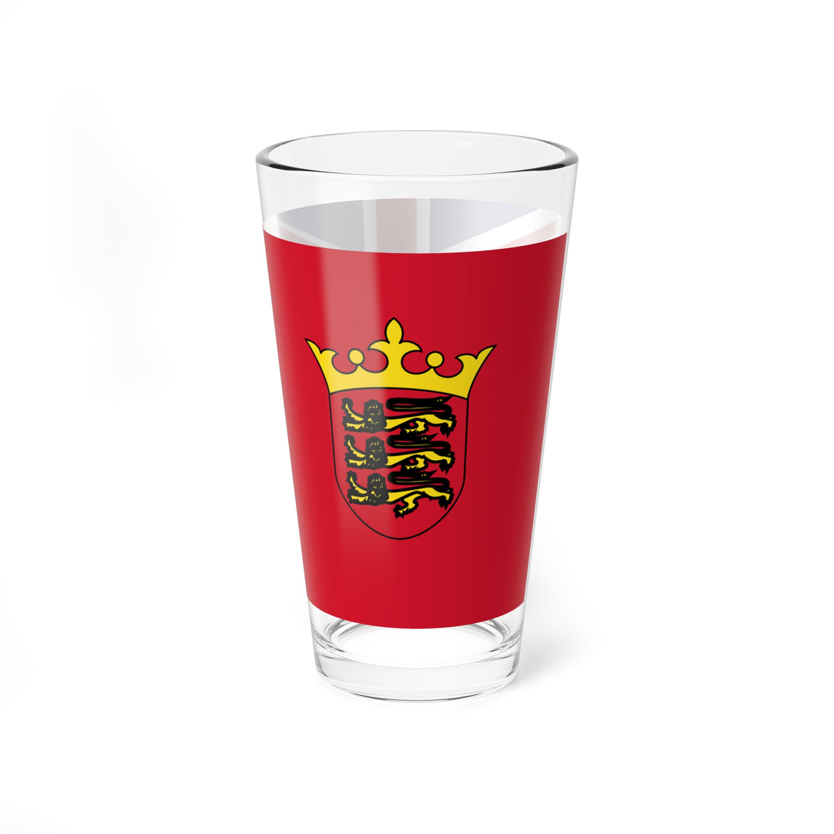 Civil Ensign of Jersey (United Kingdom) Pint Glass 16oz