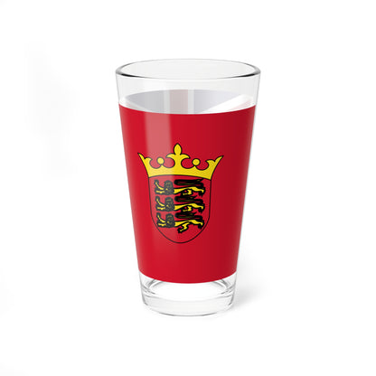 Civil Ensign of Jersey (United Kingdom) Pint Glass 16oz
