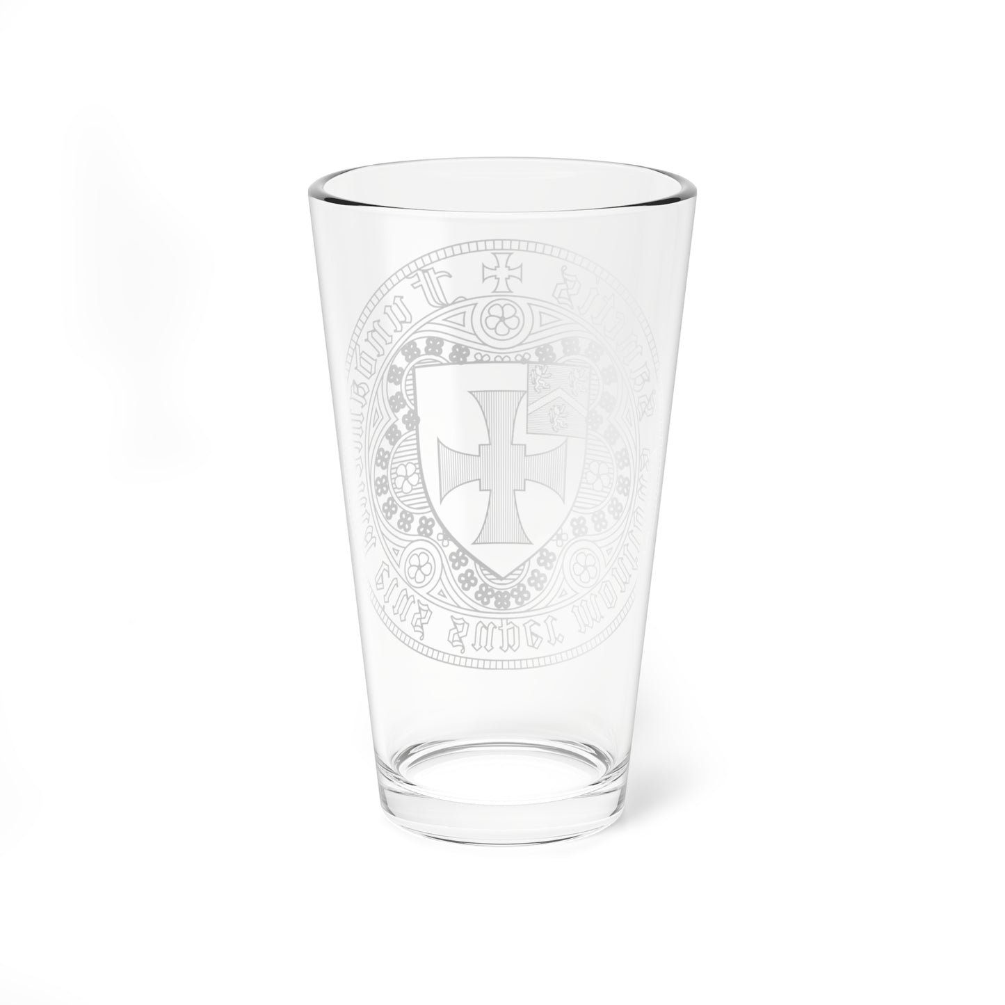 Seal of the University of Durham (England) (Coat of Arms) Pint Glass 16oz