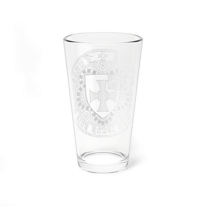 Seal of the University of Durham (England) (Coat of Arms) Pint Glass 16oz