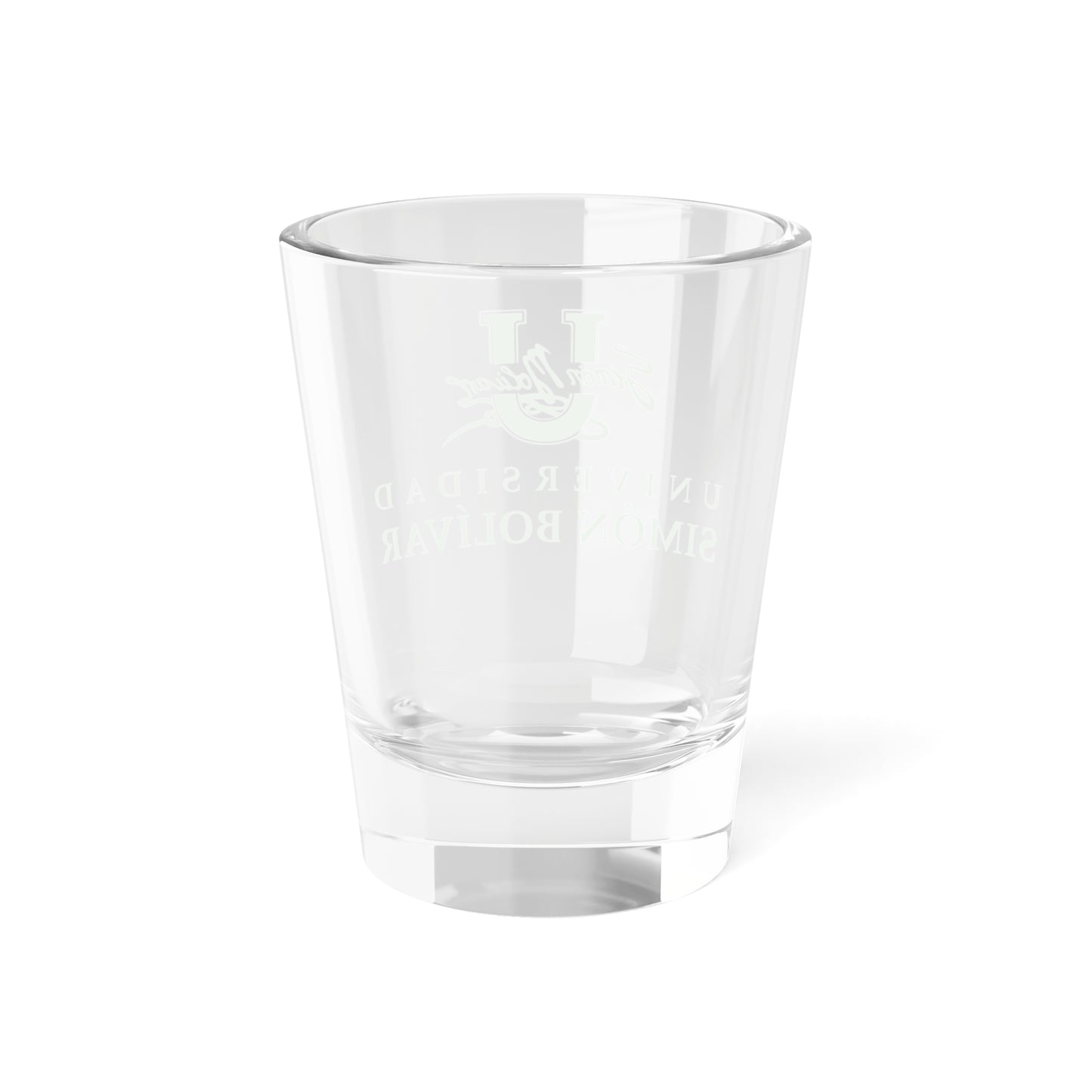 Logo de la Universidad Simón Bolívar (Colombia) (Coat of Arms) Shot Glass 1.5oz