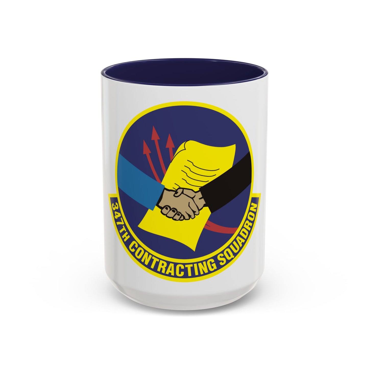 347th Contracting Squadron (U.S. Air Force) Accent Coffee Mug
