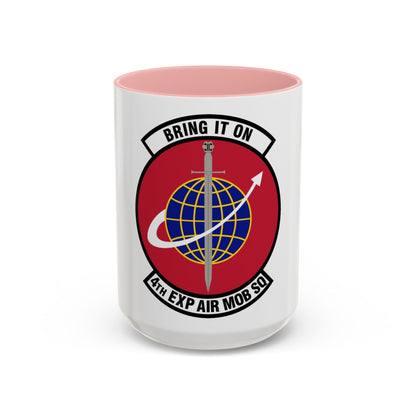 4th Expeditionary Air Mobility Squadron (U.S. Air Force) Accent Coffee Mug