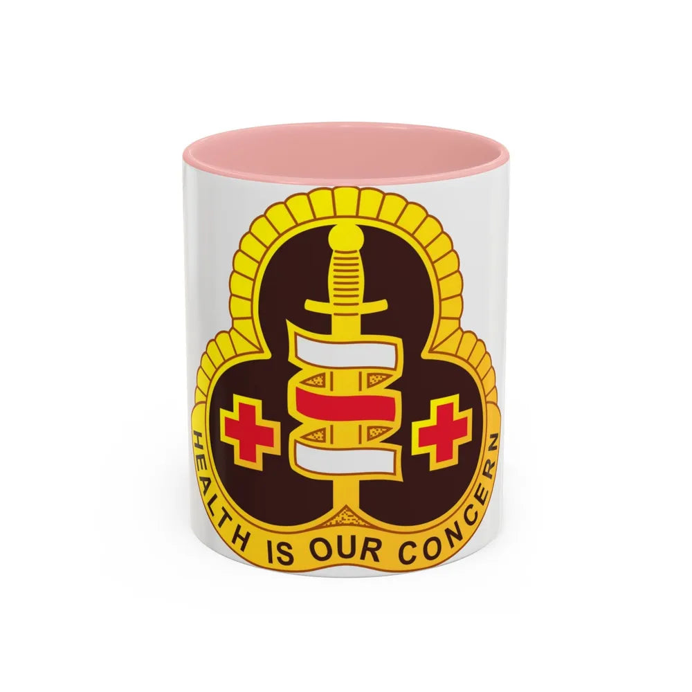 331 Medical Group (U.S. Army) Accent Coffee Mug-11oz-Pink-Go Mug Yourself