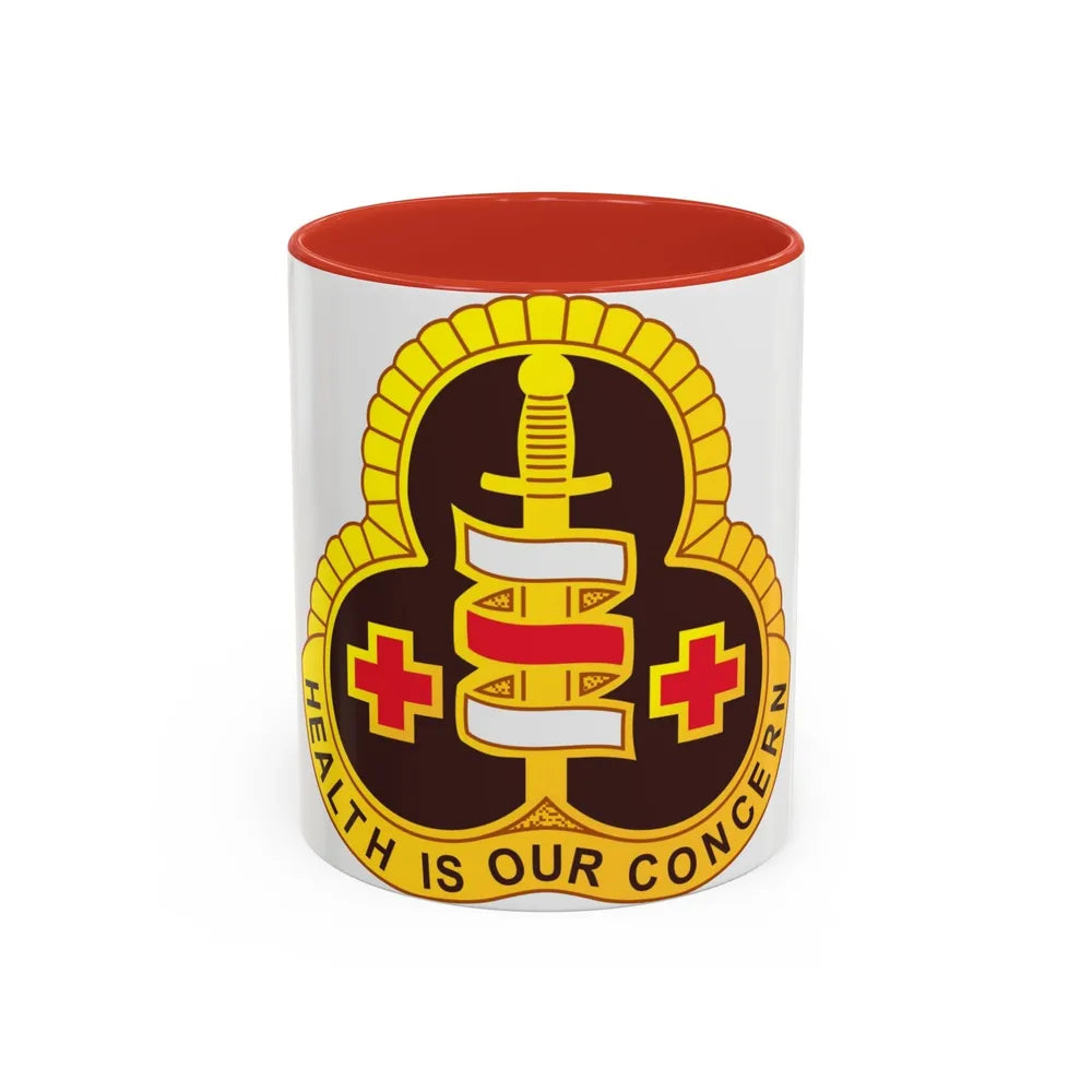 331 Medical Group (U.S. Army) Accent Coffee Mug-11oz-Red-Go Mug Yourself