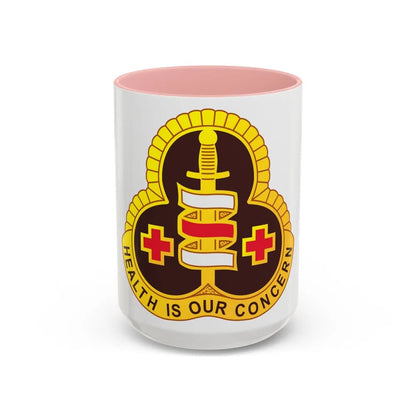 331 Medical Group (U.S. Army) Accent Coffee Mug-15oz-Pink-Go Mug Yourself