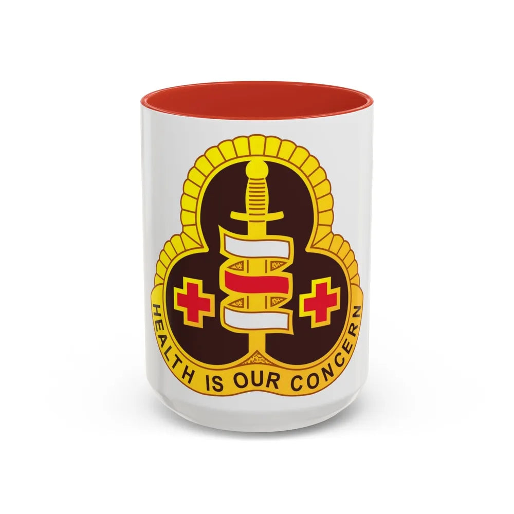 331 Medical Group (U.S. Army) Accent Coffee Mug-15oz-Red-Go Mug Yourself