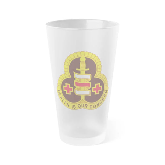 331 Medical Group (U.S. Army) Frosted Pint Glass 16oz-Go Mug Yourself