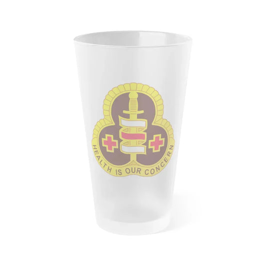 331 Medical Group (U.S. Army) Frosted Pint Glass 16oz Default Title - Go Mug Yourself