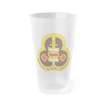 331 Medical Group (U.S. Army) Frosted Pint Glass 16oz Default Title - Go Mug Yourself