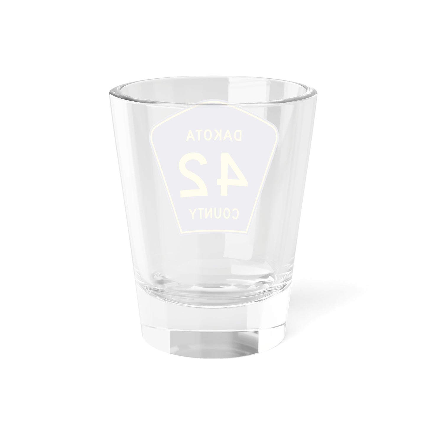 Dakota County Route 42 (Minnesota) (Road Sign) Shot Glass 1.5oz