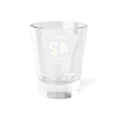 Dakota County Route 42 (Minnesota) (Road Sign) Shot Glass 1.5oz